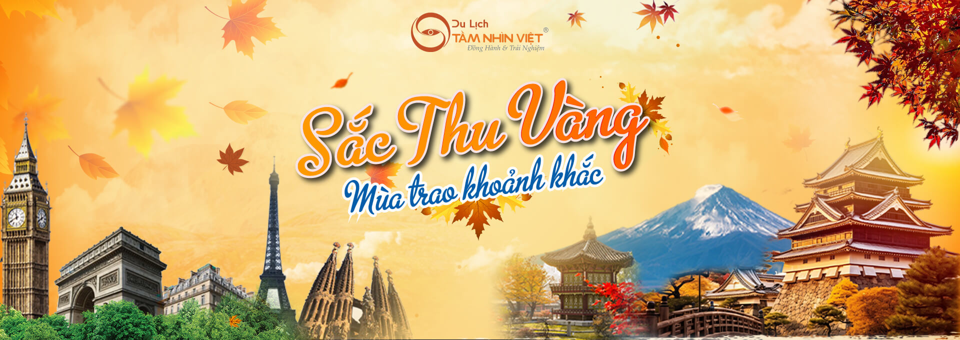 Banner Du lịch mùa thu