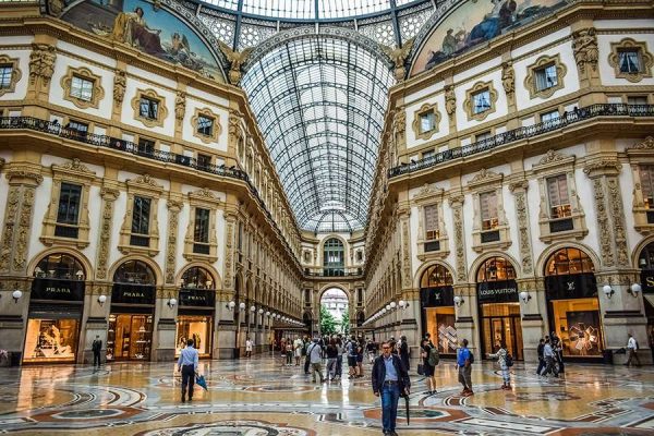 Trung tâm mua sắm tại Ý Galleria Vittorio Emanuele